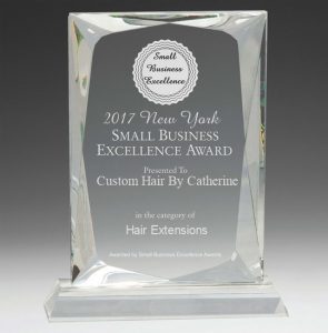 Custom Hair by Catherine Hair Extensions Small Business Excellence Award